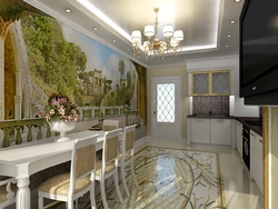 Моя кухня в квартире фото обои в кухне