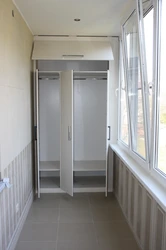 Dressing room on the loggia photo