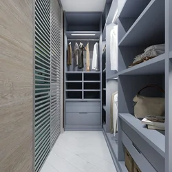 Dressing room on the loggia photo
