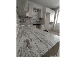 Mətbəx interyerində sidr tezgahları