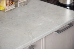 Cedar countertops in the kitchen interior