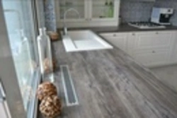 Countertops кедр дар дохили ошхона