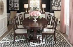 Table With Chairs For Living Room Photo