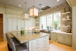 Kitchen Facades Stone In The Interior
