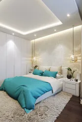 Photo of suspended ceilings in a small bedroom