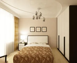 Photo of suspended ceilings in a small bedroom