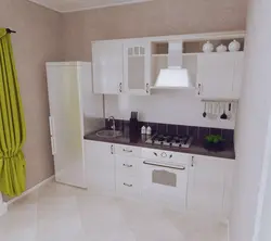 Kiçik mətbəx 2 metr düz dizayn