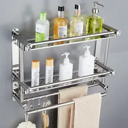 Shelf In The Bathtub For Shampoos Photo