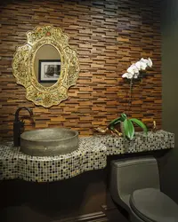 Bathtub mosaic countertop photo