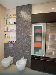 Шкаф купе в ванной комнате дизайн