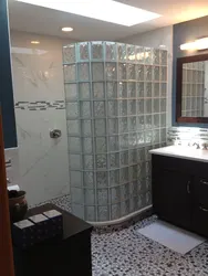 Фото стеклоблоки в ванной
