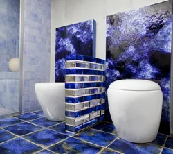 Photo Of Glass Blocks In The Bathroom