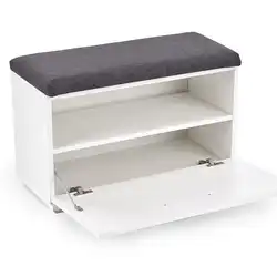 Hallway bedside tables with seat photo