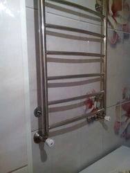 Vanna otağı fotoşəkilində qızdırılan dəsmal relsini necə asmaq olar