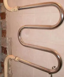 How To Hang A Heated Towel Rail In The Bathroom Photo