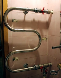 How To Hang A Heated Towel Rail In The Bathroom Photo