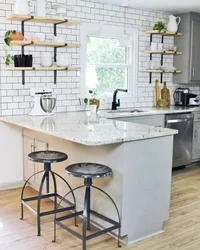 Small kitchen design table counter