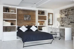 Bed In The Closet Bedroom Furniture Photo