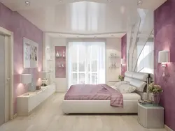 Ceiling design in a white bedroom photo