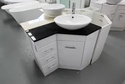 Тумба для ванны кутняя фота