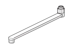 Bathtub faucet spout photo