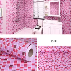 Bathroom walls with self-adhesive film photo