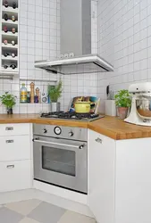 Photo Of The Kitchen With A Stove In The Corner