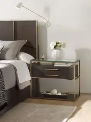 Stylish bedside tables for the bedroom photo