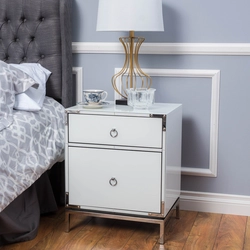 Stylish bedside tables for the bedroom photo
