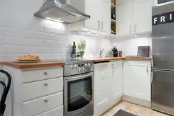 Kitchen Design With White Refrigerator And Stove