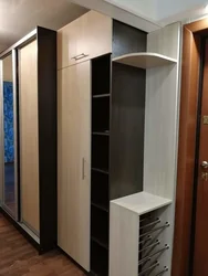 Cabinets For A Small Hallway In Khrushchev Photo