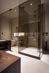 Shower glass bathroom photo