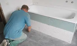 How to cover a bathtub with tiles photo