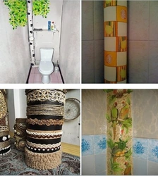 Ваннадағы фотосуретте құбырларды безендіріңіз