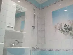 Панэльная плітка ў ванным пакоі фота
