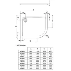 Bathroom Tray Photo And Dimensions