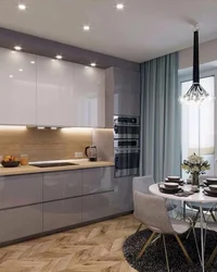 Kitchen interior for city apartments