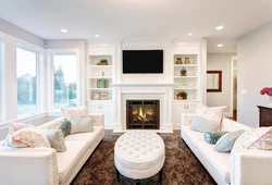 Furniture for the living room in the house photo