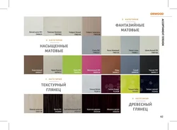 Film colors for kitchen facades photo