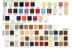 Film colors for kitchen facades photo