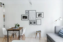 Frames in the kitchen interior