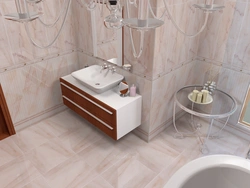 Baseboards in the bathroom on the floor photo