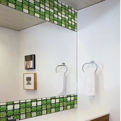 Self-adhesive bathroom tiles photo