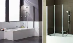 Ванна фотосы үшін жылжымалы экрандар
