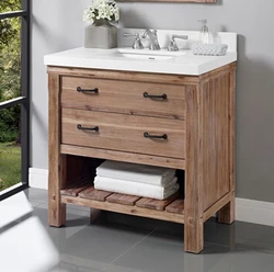 Wooden Bathroom Cabinets Photo