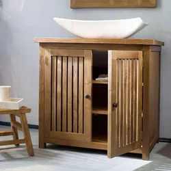 Wooden Bathroom Cabinets Photo