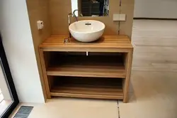 Taxta Hamam Şkafları Fotoşəkili