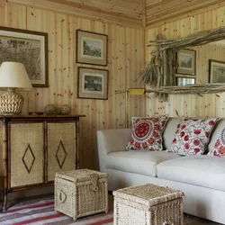 Village living room interior