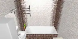 Лейла плиткалары бар ванна бөлмесінің дизайны