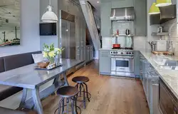 Kitchen With Rectangular Table Photo